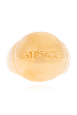 Signet ring with logo od Versace